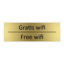 Gratis wifi - Free wifi & Gratis wifi - Free wifi & Gratis wifi - Free wifi