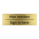 Hier melden - Sign in here & Hier melden - Sign in here & Hier melden - Sign in here