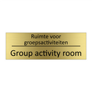Ruimte voor groepsactiviteiten - Group activity room