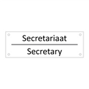 Secretariaat - Secretary & Secretariaat - Secretary & Secretariaat - Secretary