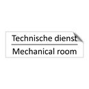 Technische dienst - Mechanical room & Technische dienst - Mechanical room