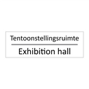 Tentoonstellingsruimte - Exhibition hall & Tentoonstellingsruimte - Exhibition hall