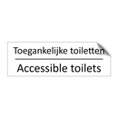 Toegankelijke toiletten - Accessible toilets & Toegankelijke toiletten - Accessible toilets