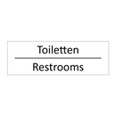 Toiletten - Restrooms & Toiletten - Restrooms & Toiletten - Restrooms & Toiletten - Restrooms
