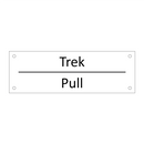 Trek - Pull & Trek - Pull & Trek - Pull