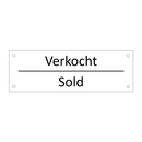 Verkocht - Sold & Verkocht - Sold & Verkocht - Sold