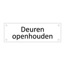 Deuren openhouden & Deuren openhouden & Deuren openhouden