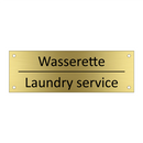 Wasserette - Laundry service & Wasserette - Laundry service & Wasserette - Laundry service