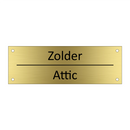 Zolder - Attic & Zolder - Attic & Zolder - Attic
