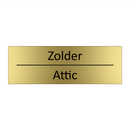 Zolder - Attic & Zolder - Attic & Zolder - Attic & Zolder - Attic & Zolder - Attic & Zolder - Attic