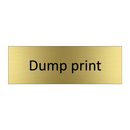 Dump print & Dump print & Dump print & Dump print & Dump print & Dump print