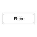 Ehbo & Ehbo & Ehbo