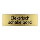 Elektrisch schakelbord & Elektrisch schakelbord & Elektrisch schakelbord & Elektrisch schakelbord