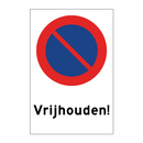 Vrijhouden! & Vrijhouden! & Vrijhouden! & Vrijhouden! & Vrijhouden! & Vrijhouden! & Vrijhouden!